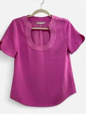 NWOT Trina Turk Pink Blouse
